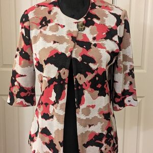 Women's Multicolor Abstract Jacket